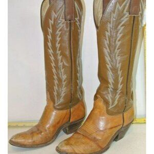 Abilene Cowboy leather Western boots Canon Brown 9002 32843 Womens size 5